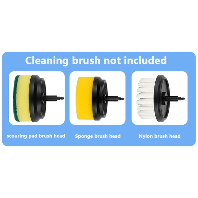 Electric Spin Cleaning Brush – 3 Brush Heads