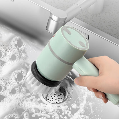 Electric Spin Cleaning Brush – 3 Brush Heads