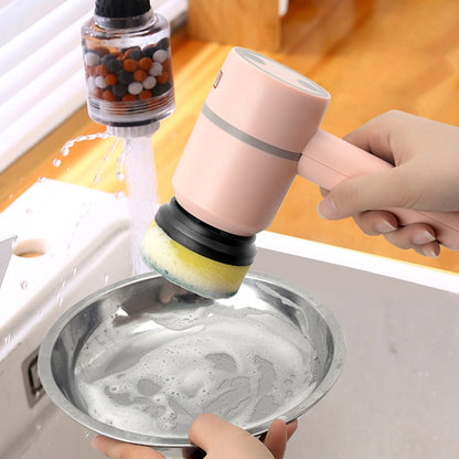Electric Spin Cleaning Brush – 3 Brush Heads